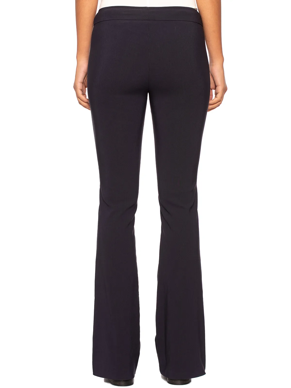 AVENUE MONTAIGNE  PANTALONE A ZAMPA IN TECNICO LEGGERO 