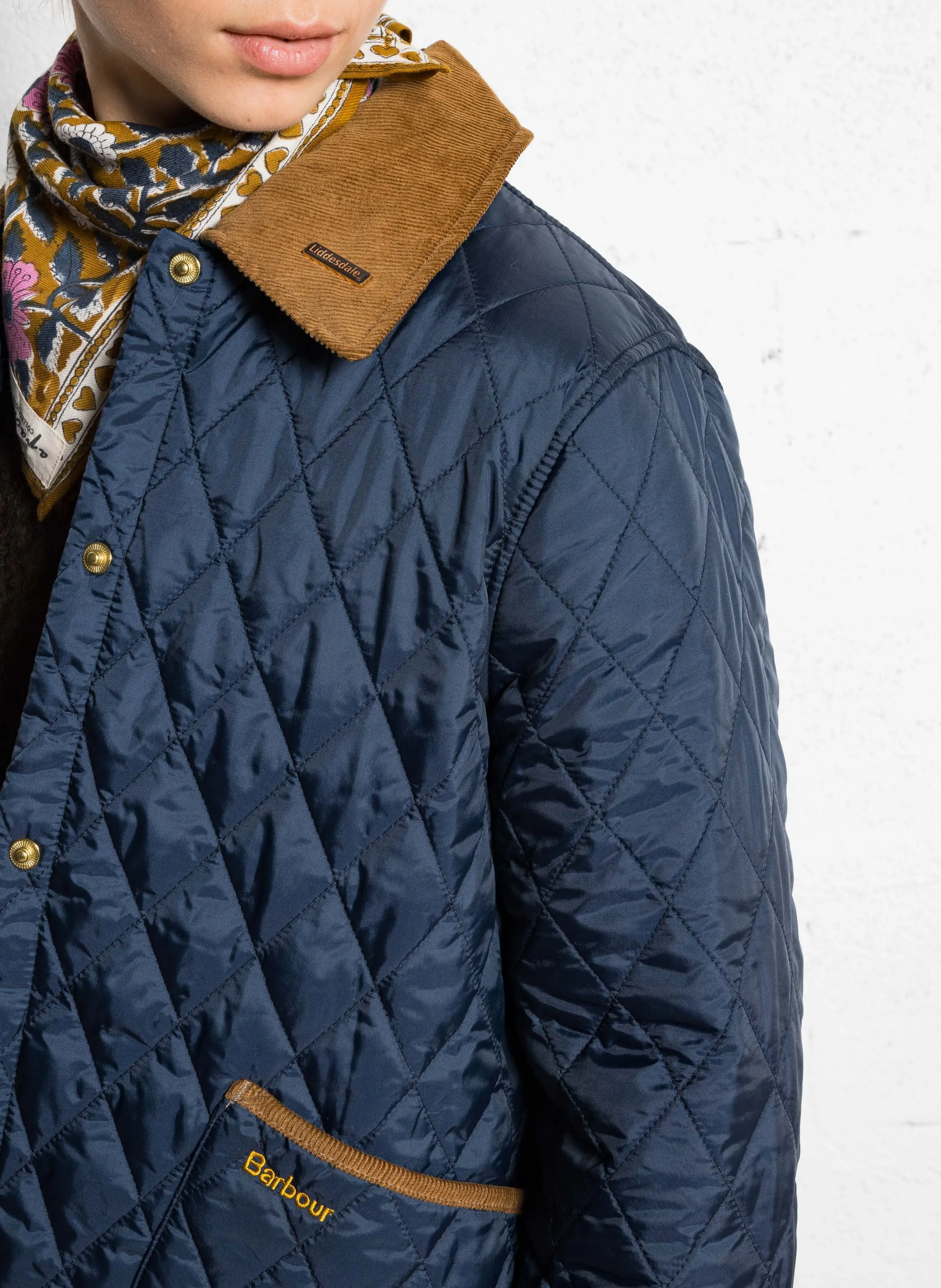  BARBOUR   30TH ANNIVERSARY LIDDESDALE - Giacca corta e squadrata trapuntata | Blu