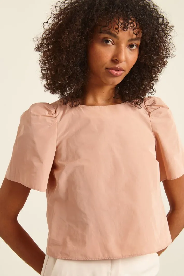 Blusa in taffetà