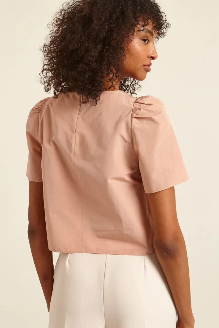 Blusa in taffetà