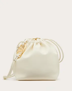 BORSA A SACCHETTO VLOGO POUF IN NAPPA