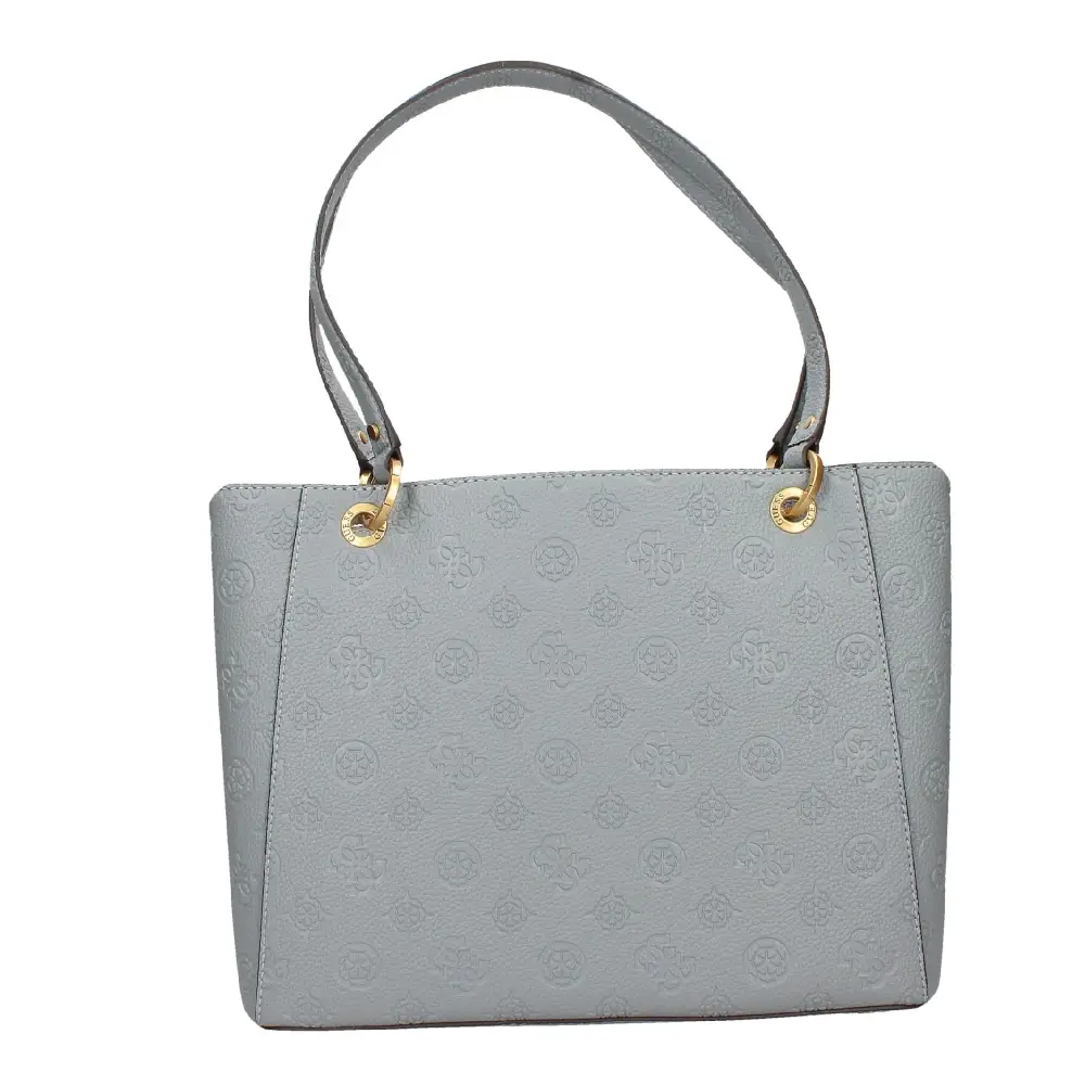 BORSA SHOPPER IZZI PEONY LIGHT DENIM LOGO GUESS
