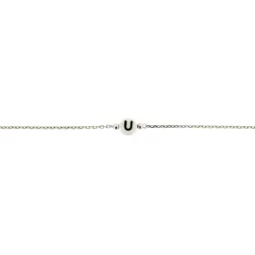 Bracciale Zoppini Unisex in Argento Lettera U – H1833_000U