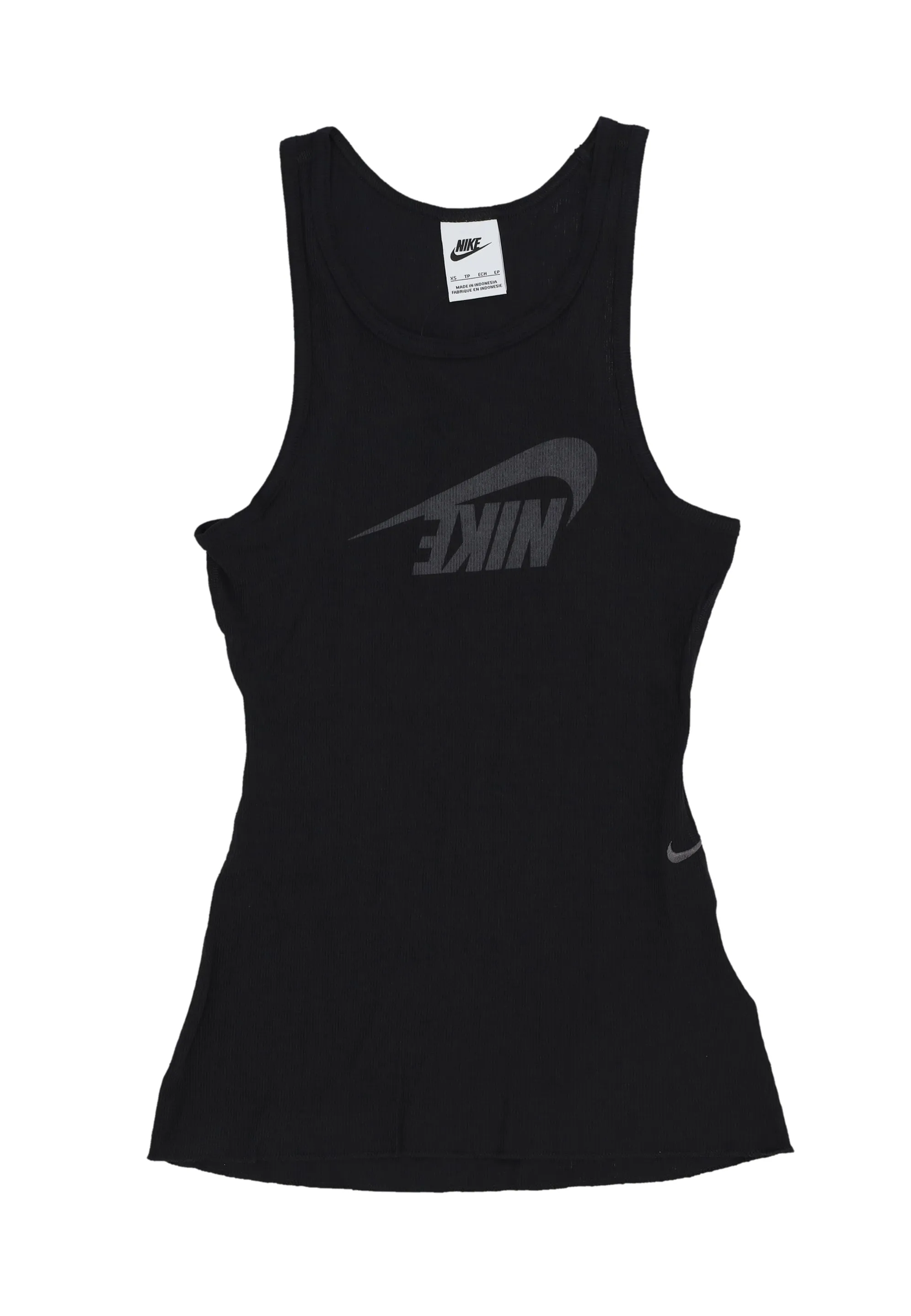 Canotta Donna W Sportswear Dance Rib Tank Black/anthracite