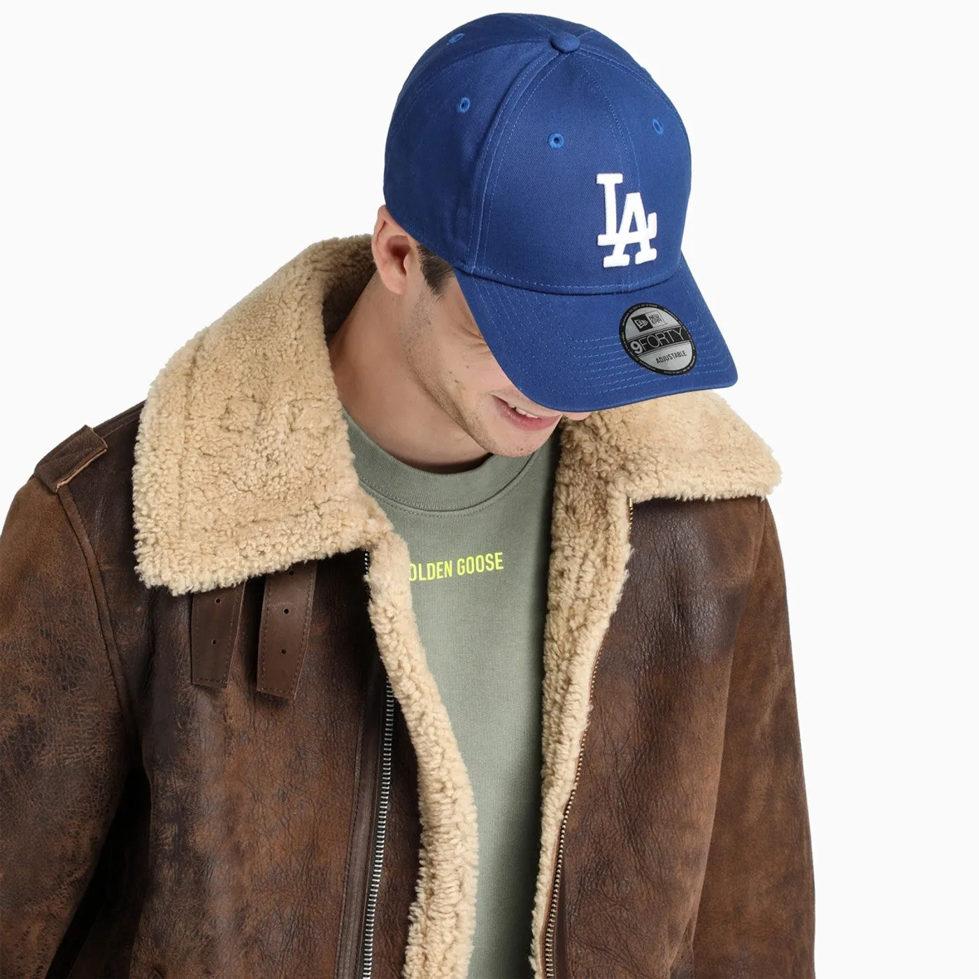 Cappellino new era blu/bianco ny berretto da baseball