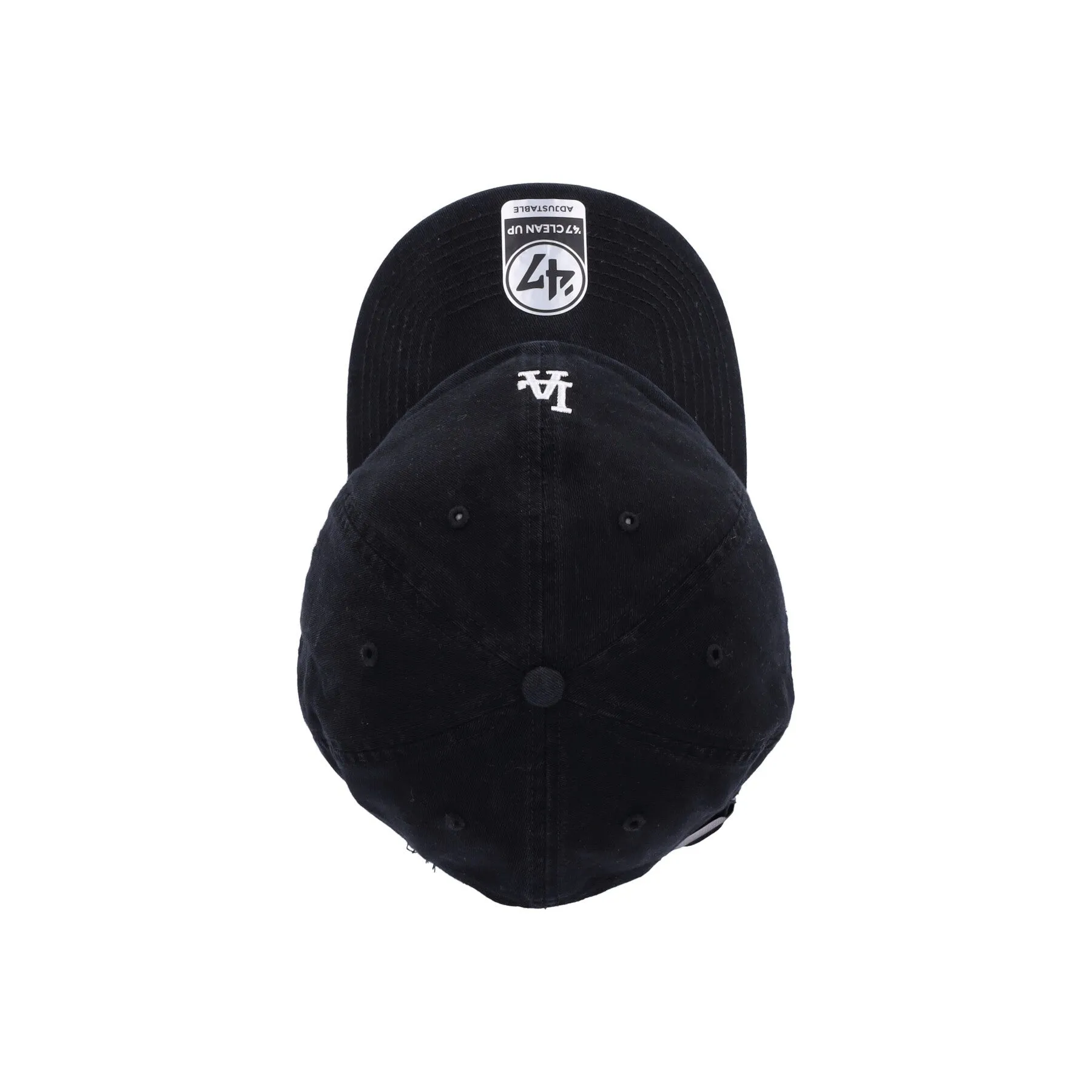 Cappellino Visiera Curva Uomo Mlb Clean Up Losdod Black/white
