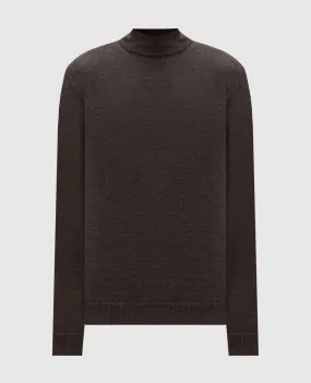 Cashmere&Whiskey Maglione in lana marrone 97397
