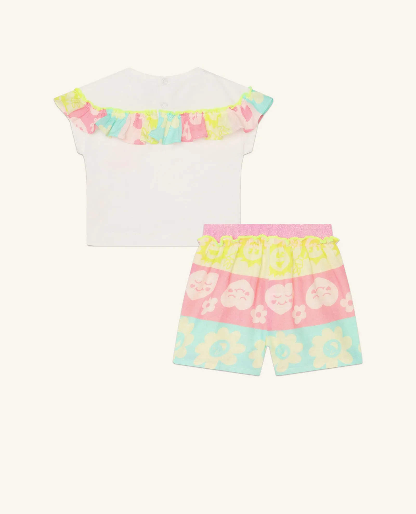 Completo t-shirt e shorts Billieblush