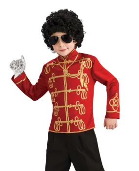 Costume Carnevale Bimbo Giacca Militare Red Michael Jackson *15059