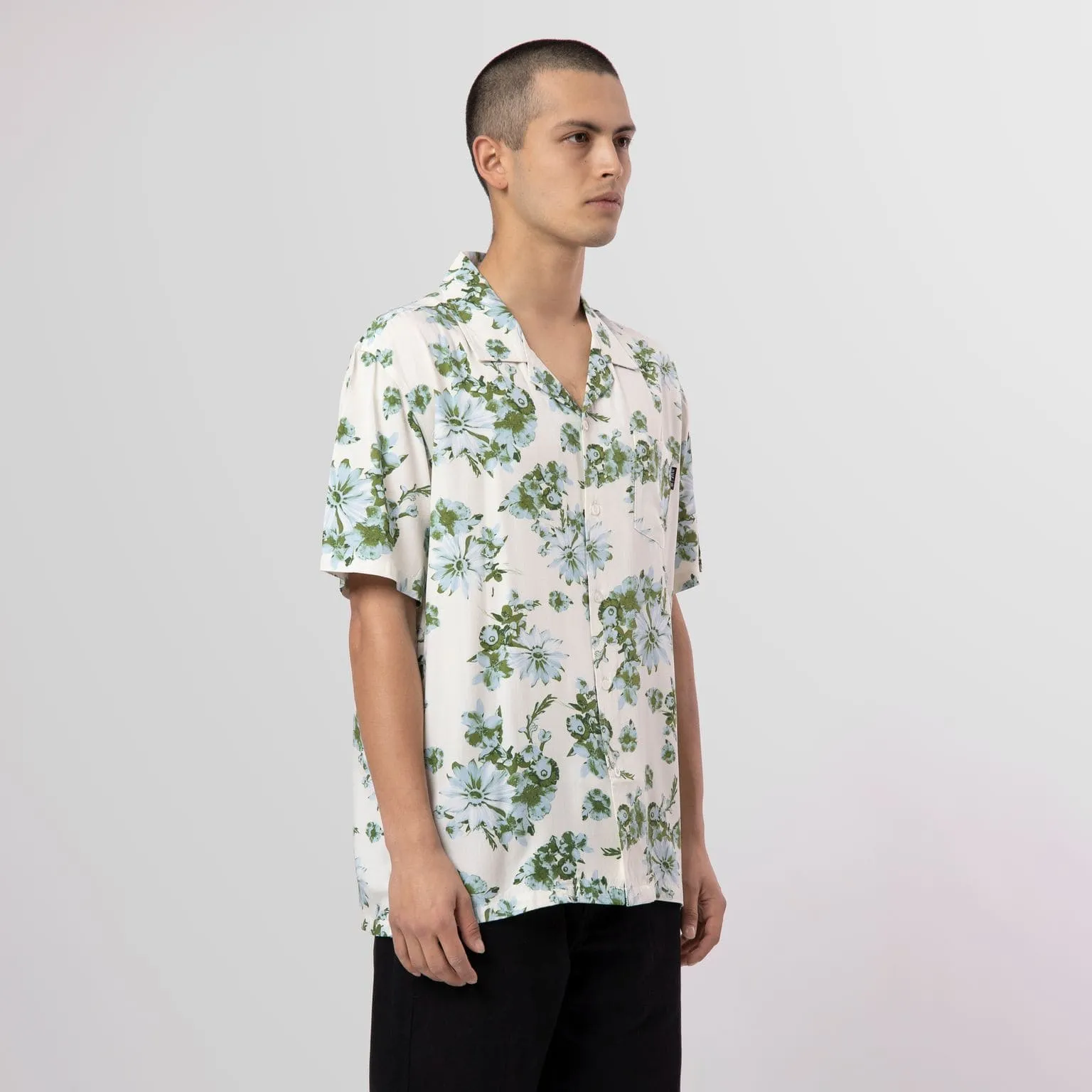 Dazy S/S Resort Shirt Unbleached