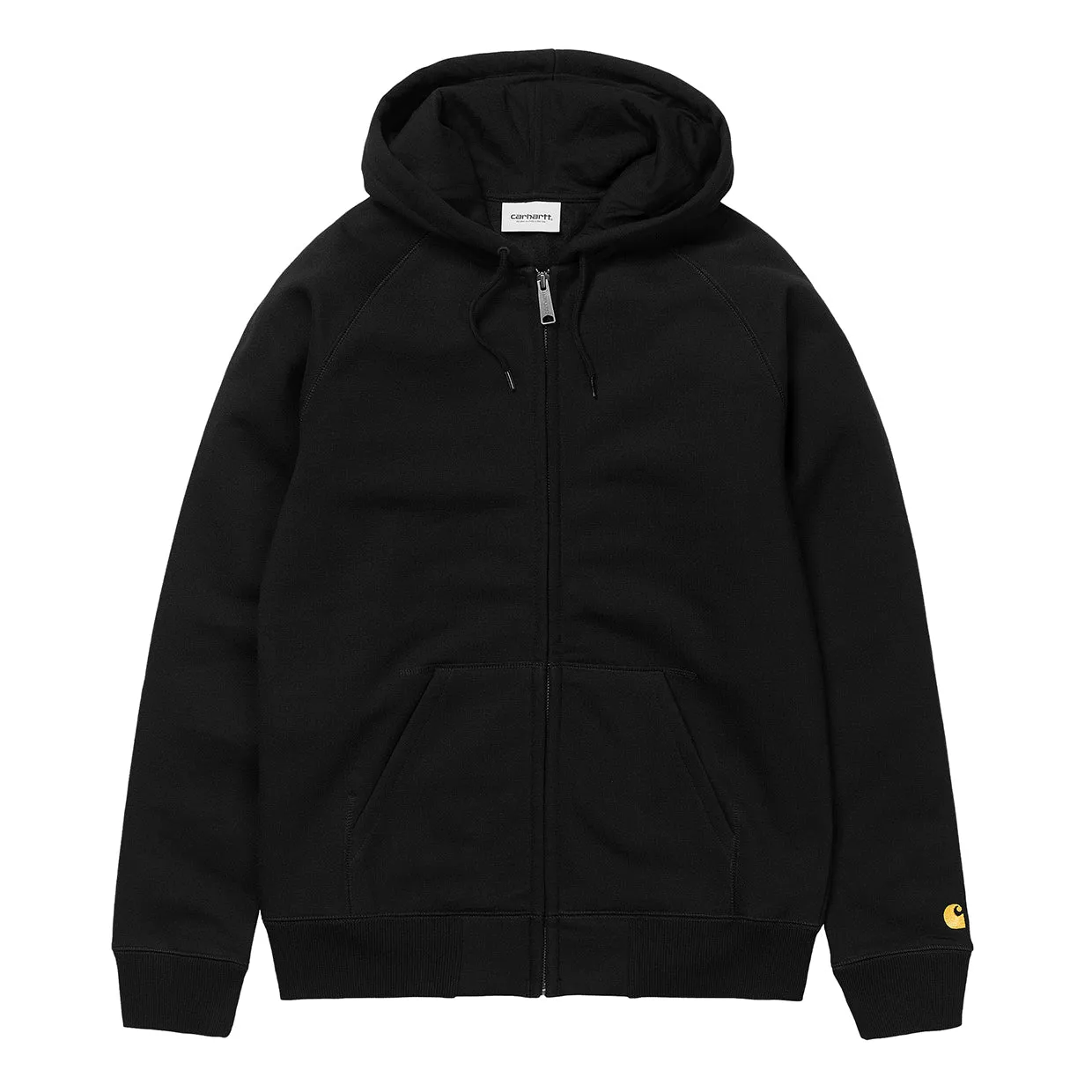 Felpa Carhartt WIP Hooded Chase Full Zip Nero