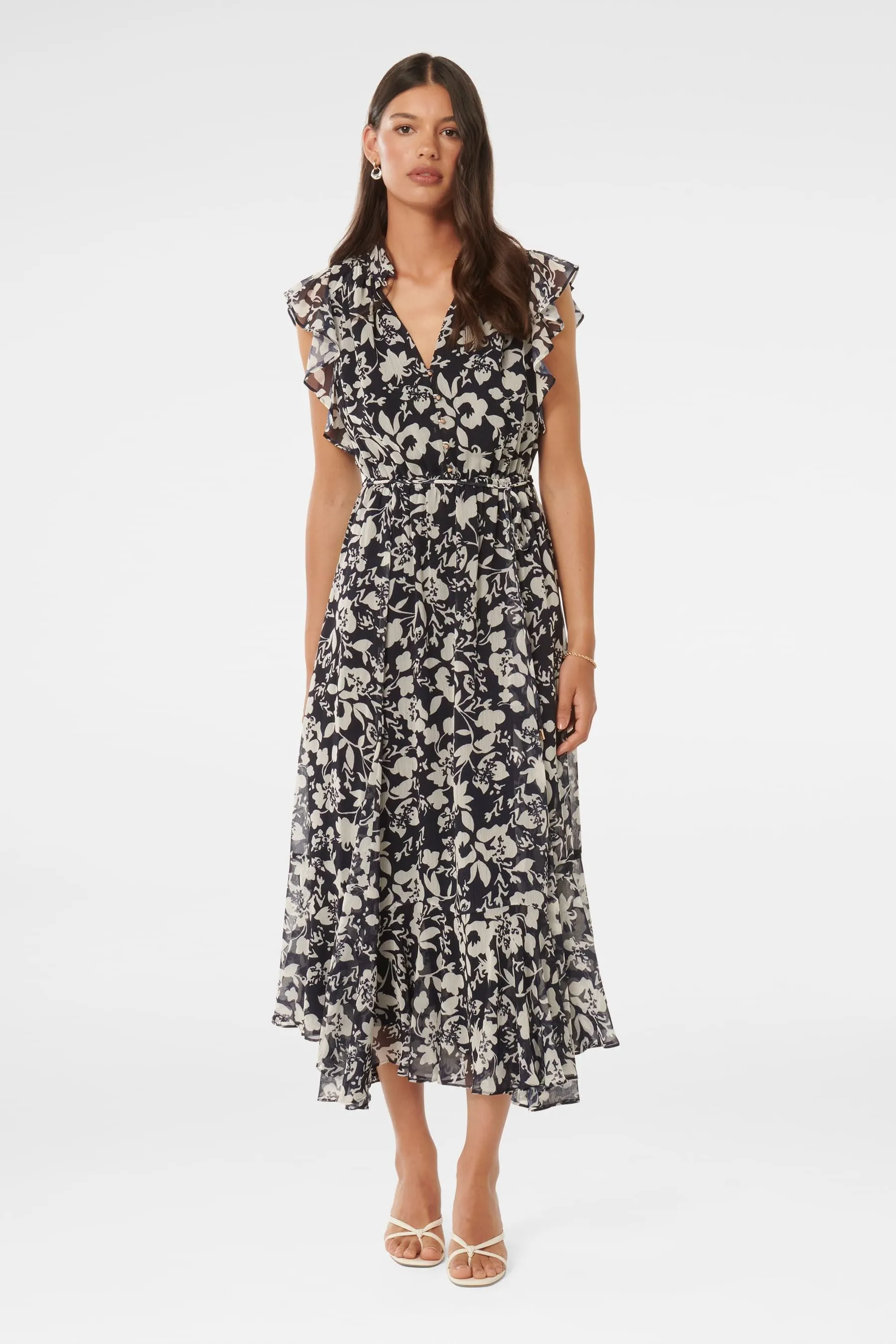 Forever New - Maxine - Abito Ruches maniche a fiori