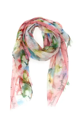 Foulard Rosa a Fiori Laura Biagiotti 4