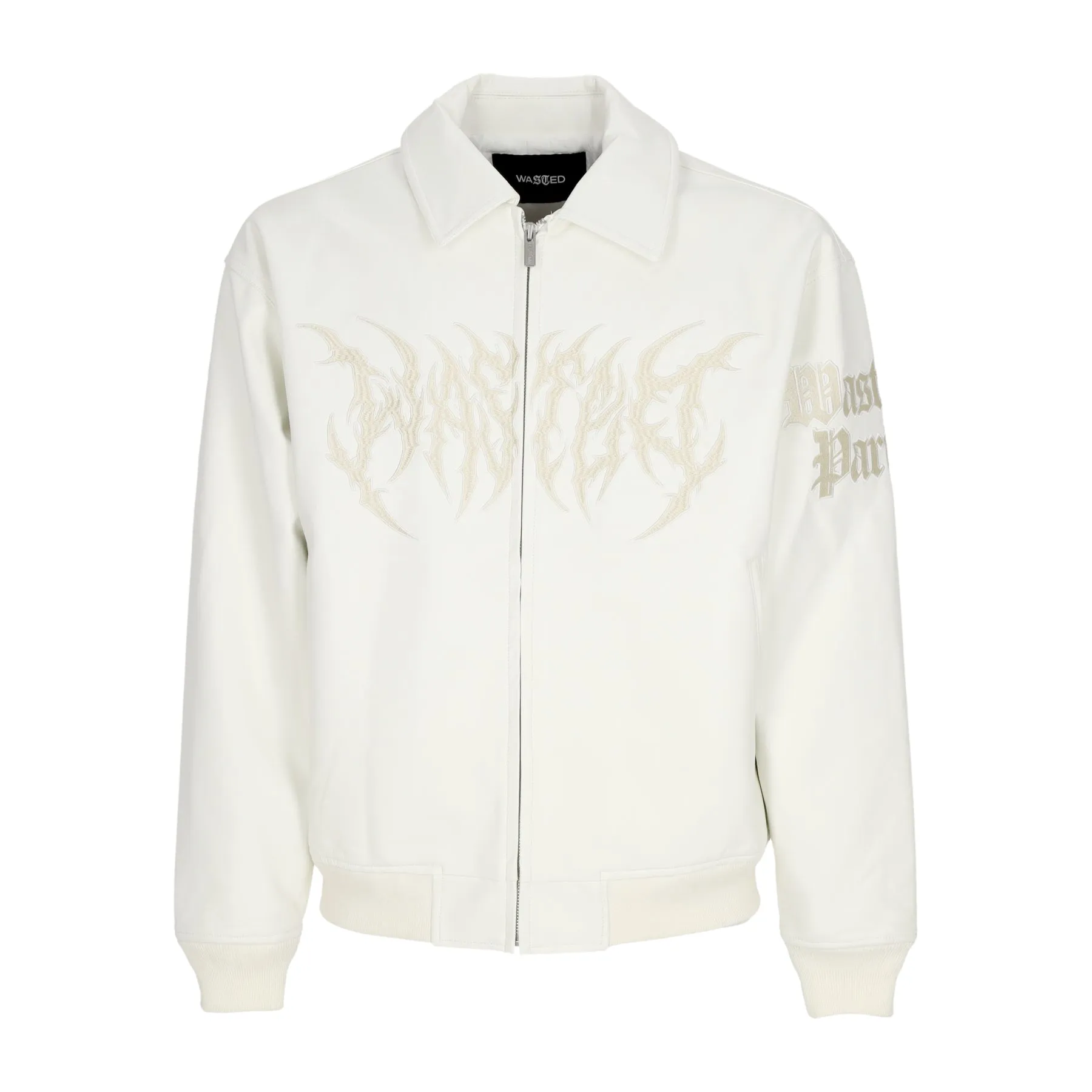 Giubbotto College Uomo Blitz Varsity Jacket White