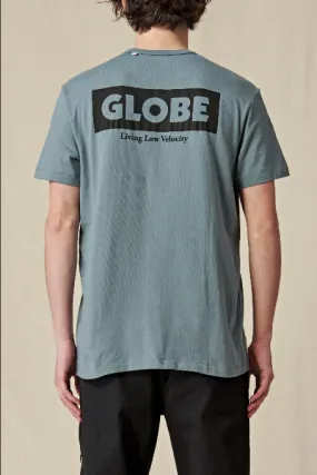 Globe men's short sleeve t-shirt Living Low Velocity Tee GB02130000-STL blue