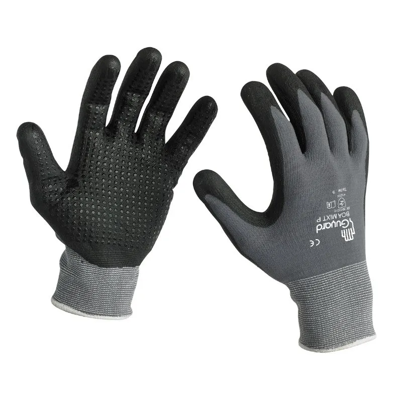 Guanti da lavoro GUYARD BOA MIXT P, Tg. 11, in Poliammide, col. Nero, grigio