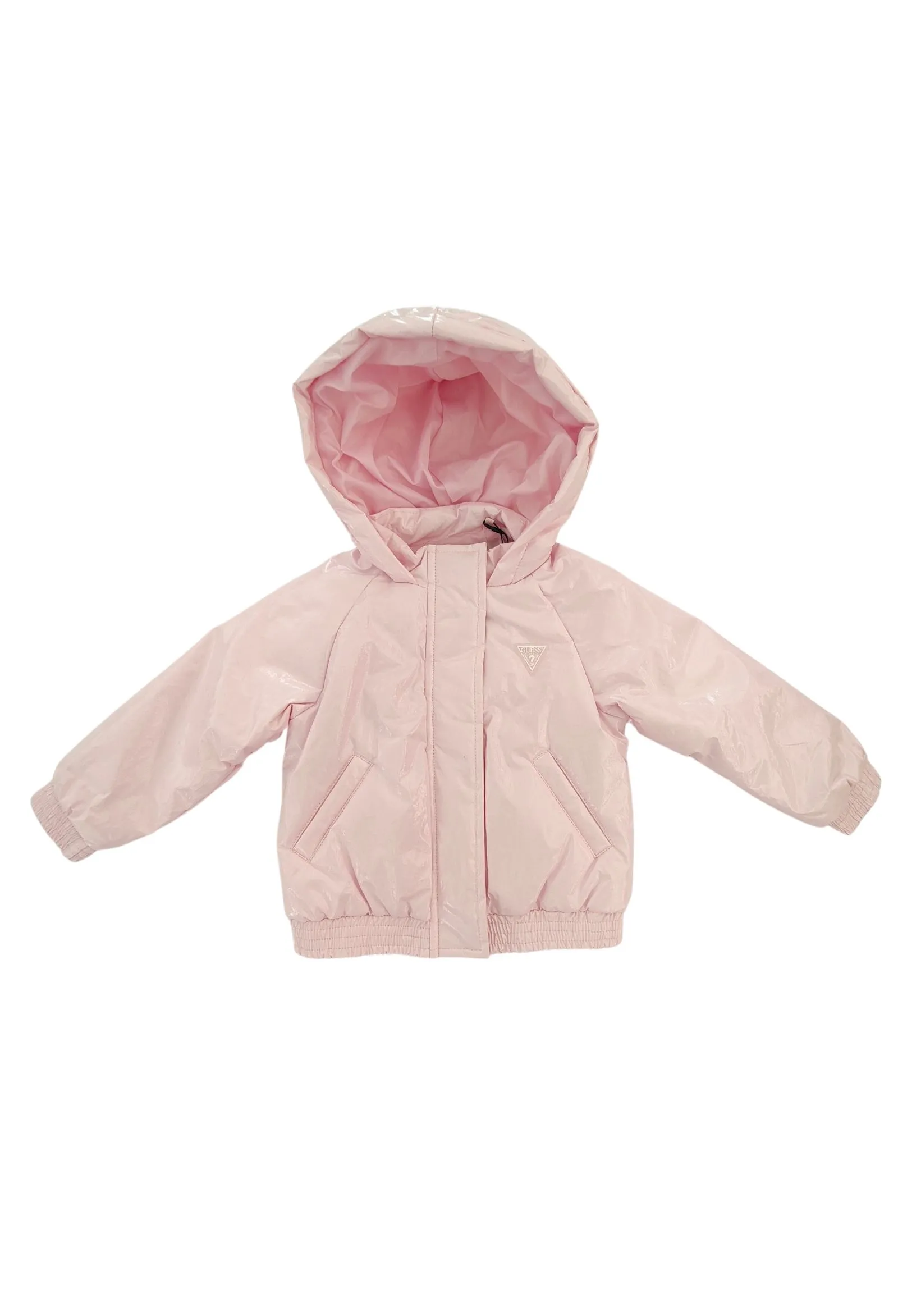 GUESS kids  giubbotto rosa logato