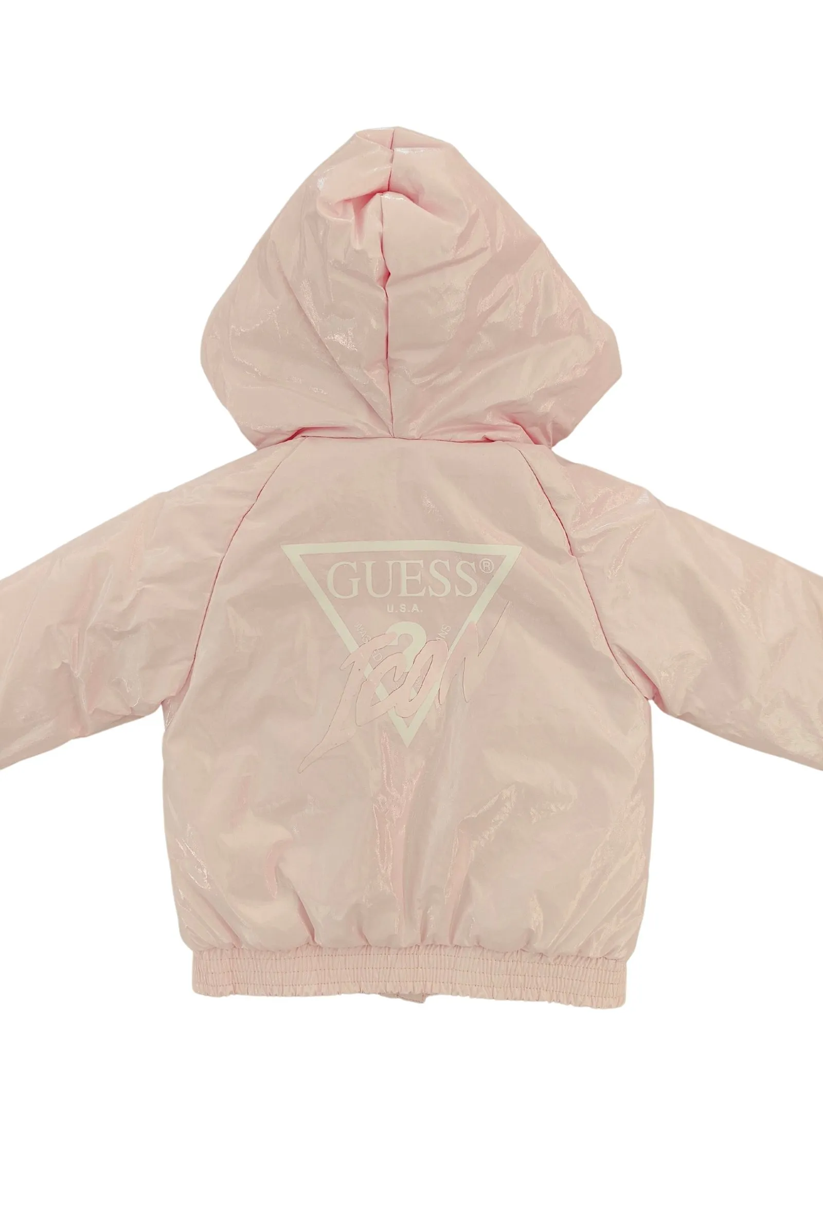 GUESS kids  giubbotto rosa logato