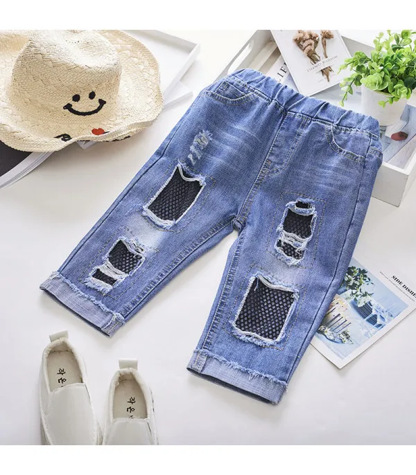 Jeans bimba calzarete