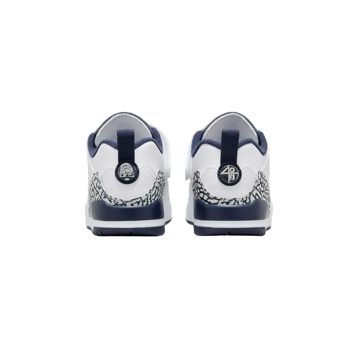 Jordan Spizike Low FQ3951-104 white-platinum-blue children's sneakers shoe