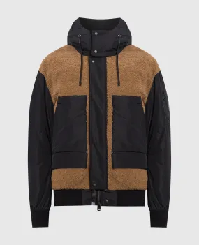 Mackage Piumino Viggo nero con montone VIGGOMM