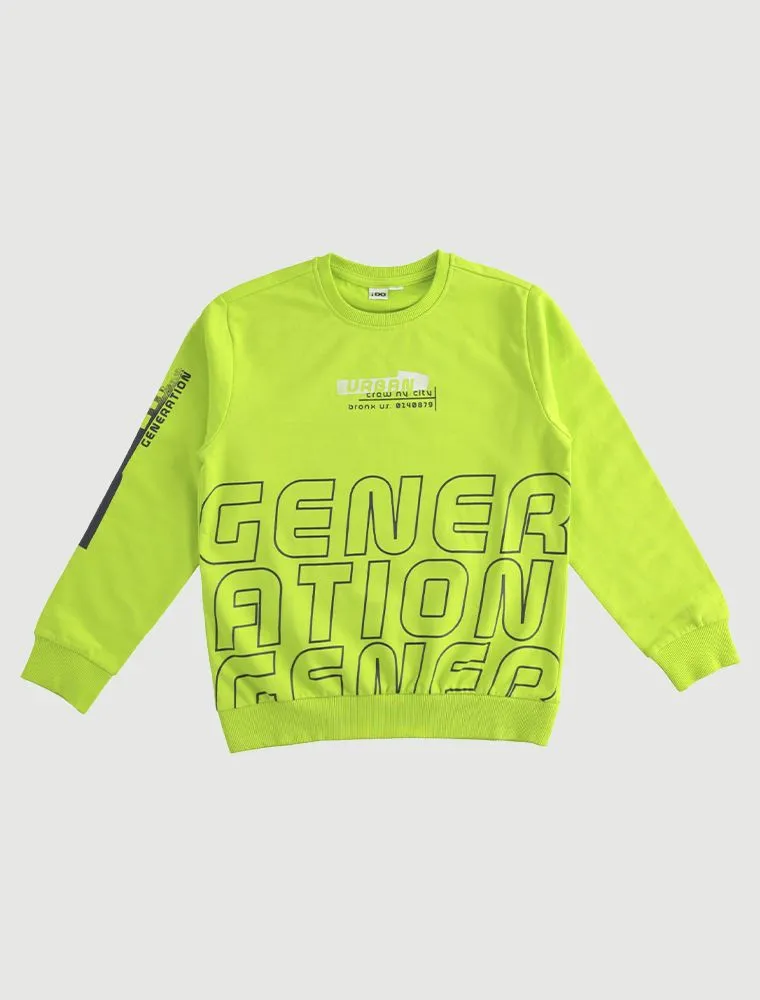 Maglia In Felpa I Do - Verde