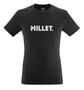 Maglietta da uomo per l'alpinismo Millet Tech T-Shirt a maniche corte (nero)