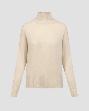 Maglione in cashmere da donna Allude Mockneck a collo alto 11156-48