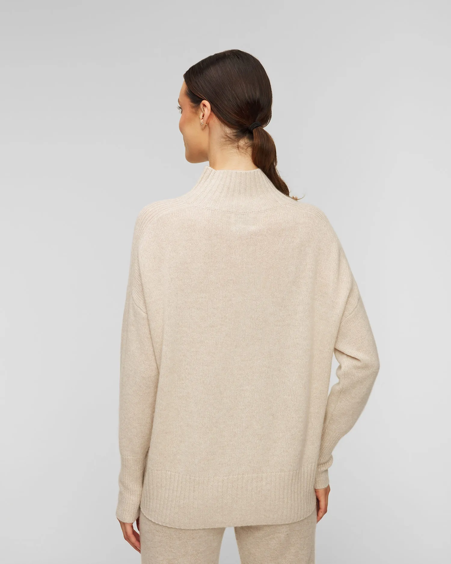 Maglione in cashmere da donna Allude Mockneck a collo alto 11156-48