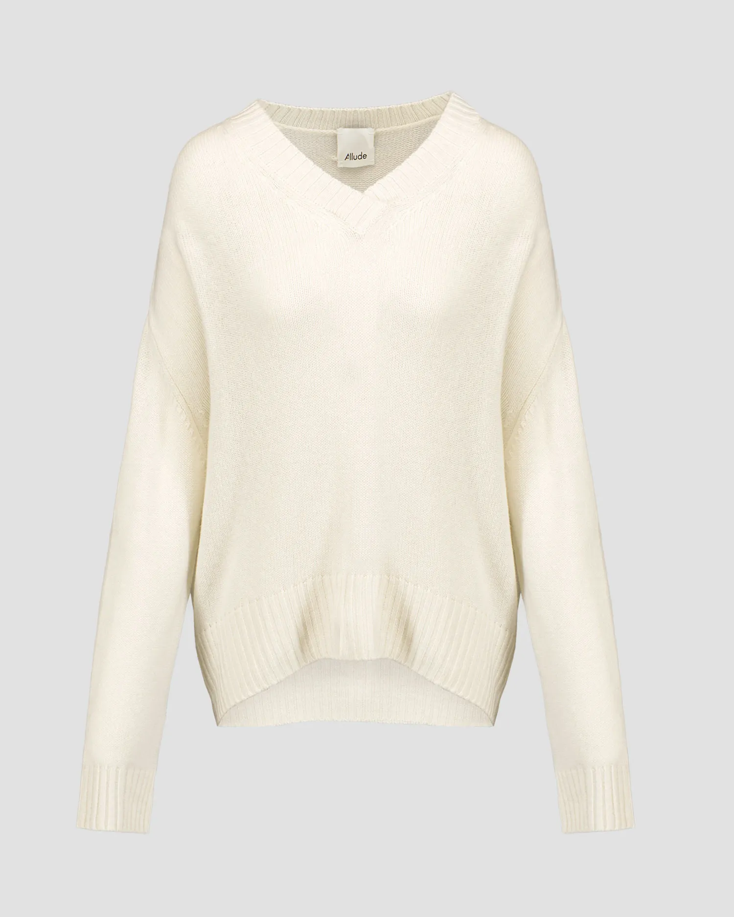 Maglione in cashmere da donna Allude V-sweater 11155-40