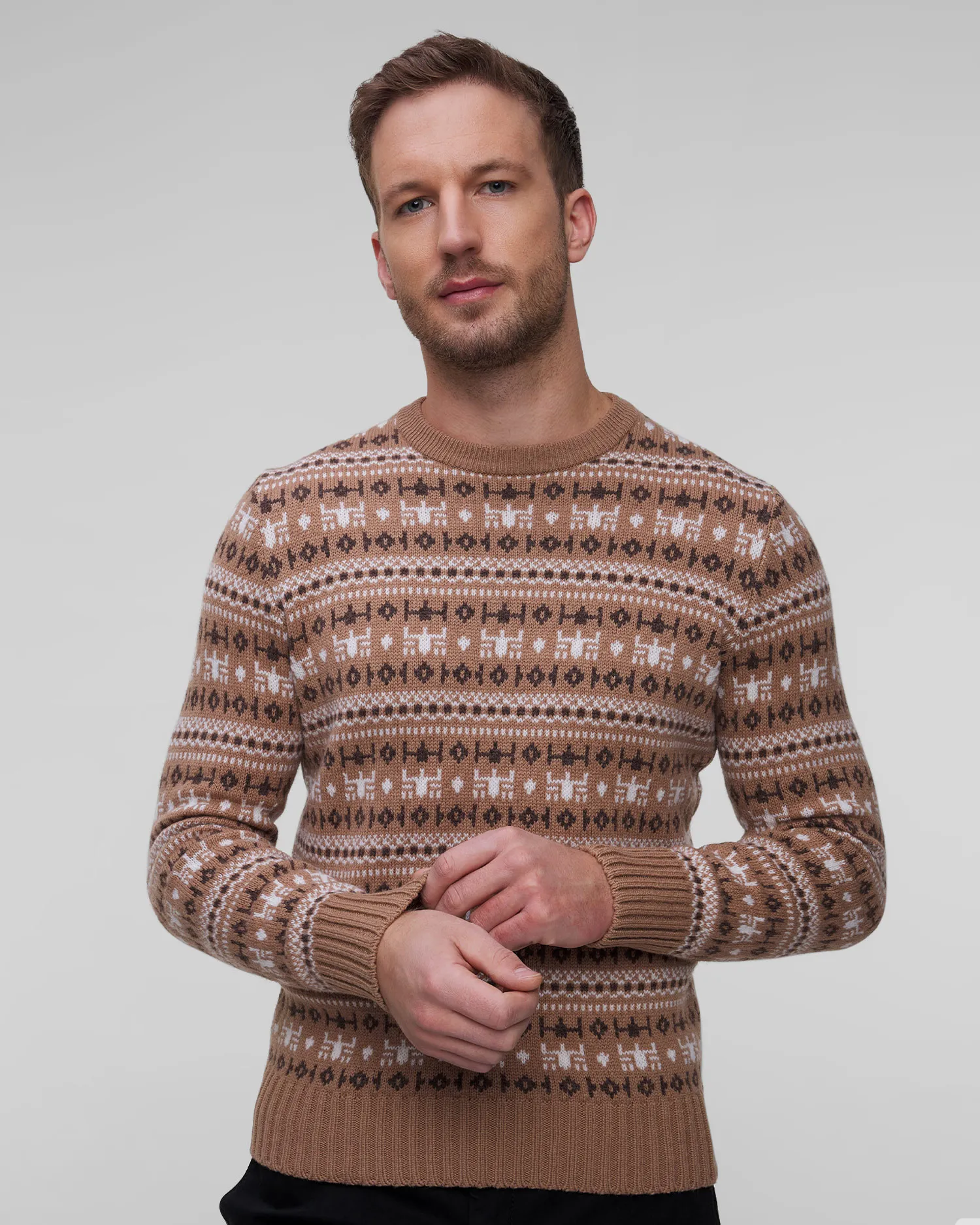 Maglione in cashmere da uomo Gran Sasso 25062-130