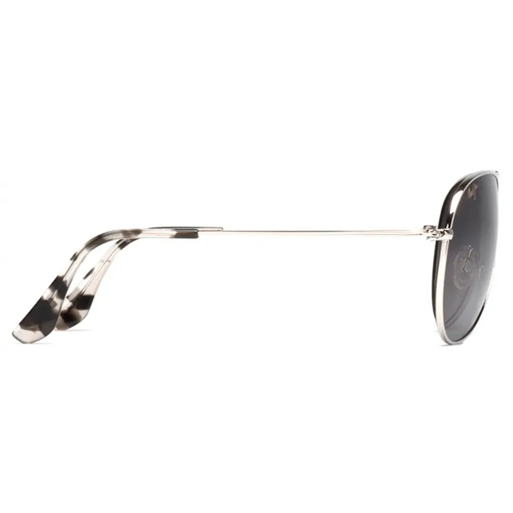 Maui Jim - Mavericks - Argento Grigio - Occhiali da Sole Aviator Polarizzati - Maui Jim Eyewear