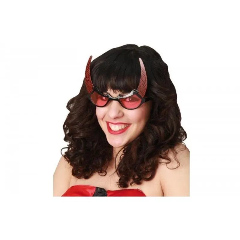 Occhiali da diavolo rosso demonio Horror