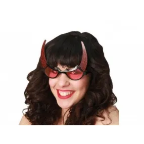 Occhiali da diavolo rosso demonio Horror