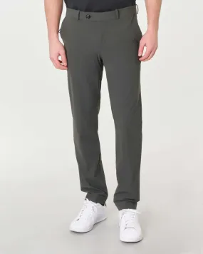 Pantalone Chino Revo verde militare in tessuto tecnico stretch