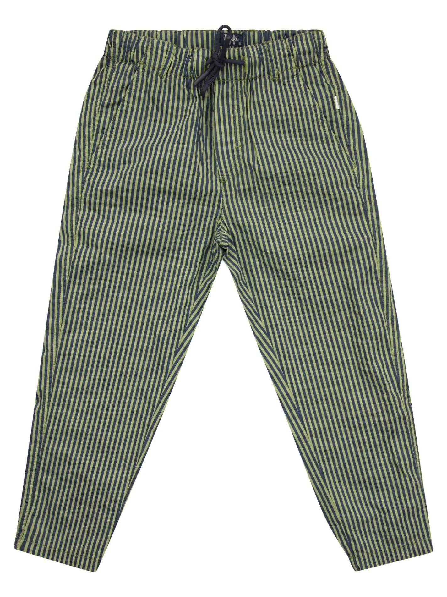 Pantalone in seerscuker rigato