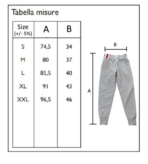 Pantalone Tuta In Felpa Bambino Personalizzabili JRC PS 36784