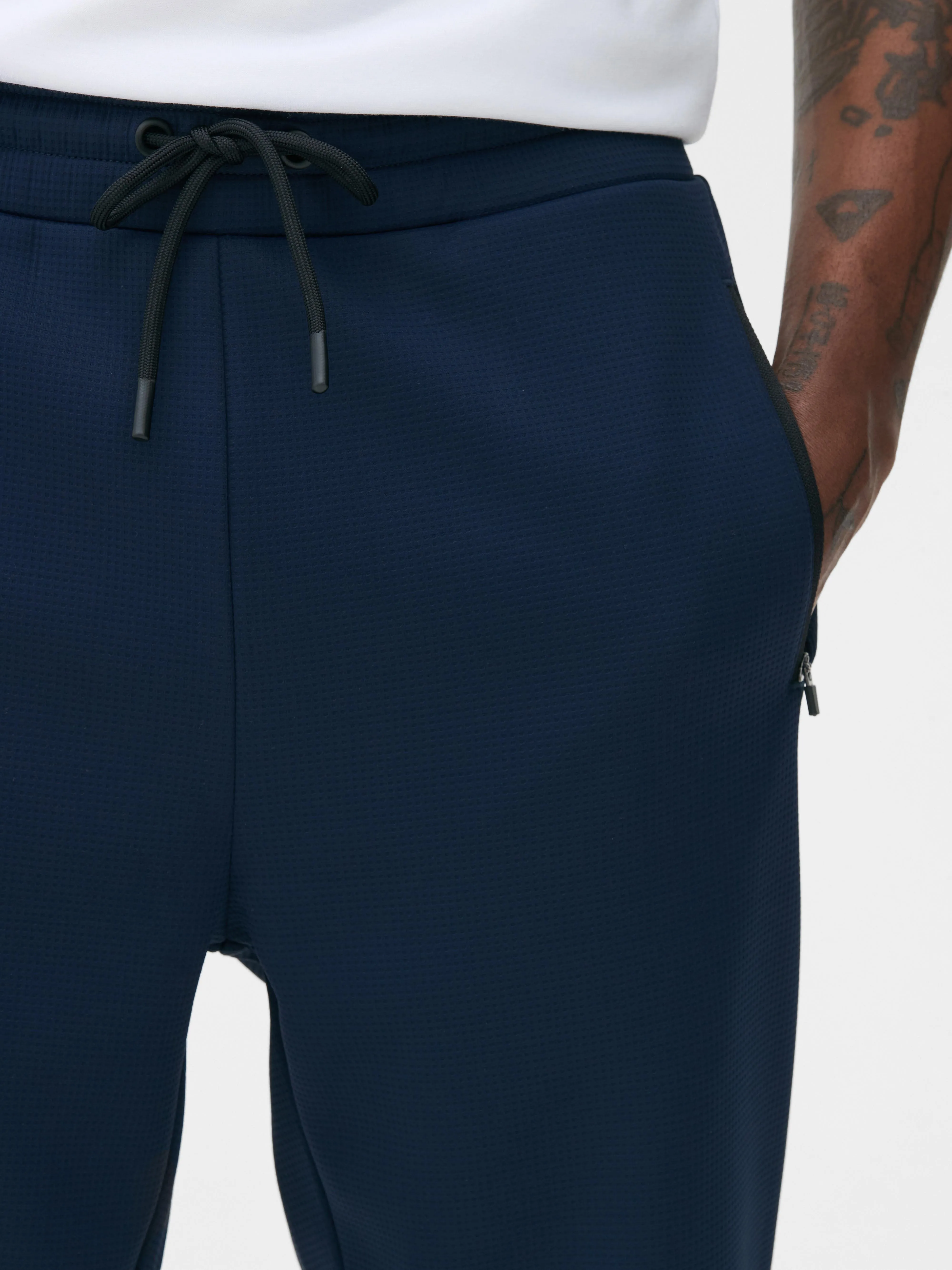 Pantaloni da tuta in pile strutturati