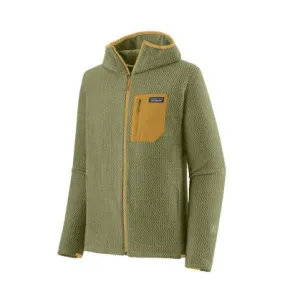 Polar Patagonia R1 Air Felpa con cappuccio e zip integrale (Buckhorn Green) uomo