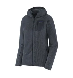 Polar Patagonia R1 Air Felpa con cappuccio e zip integrale (Smolder Blue) Donna