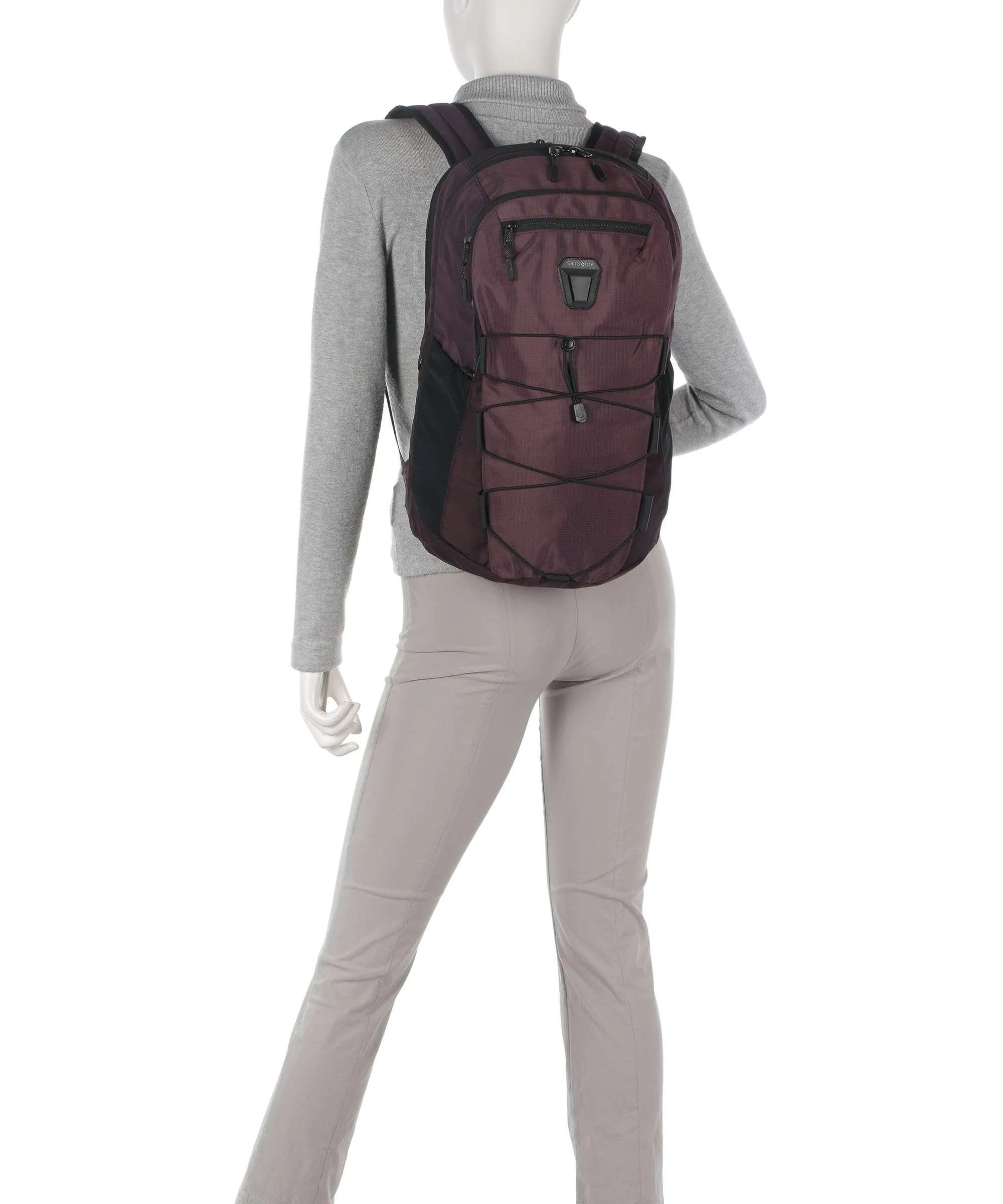  Samsonite Dye-Namic M Zaino 15″ poliestere riciclato melanzana  