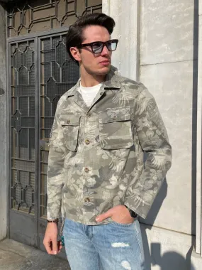 Shirt jacket militare