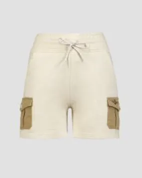 Shorts beige da donna Aeronautica Militare