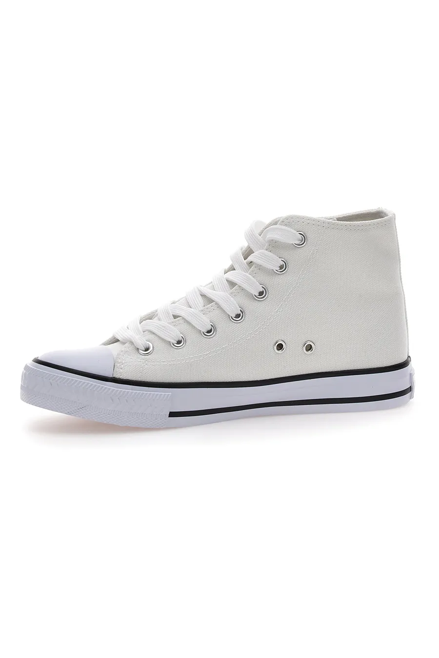 Sneakers Bianche in Tela W Max 5014