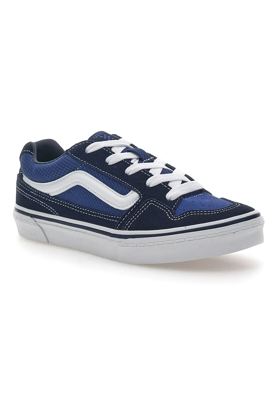 Sneakers Blu e Nere In Tela Vans Caldrone