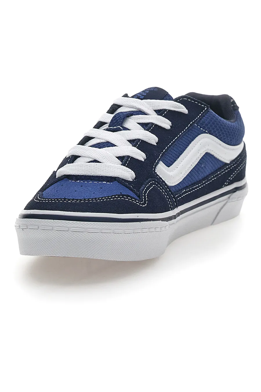 Sneakers Blu e Nere In Tela Vans Caldrone