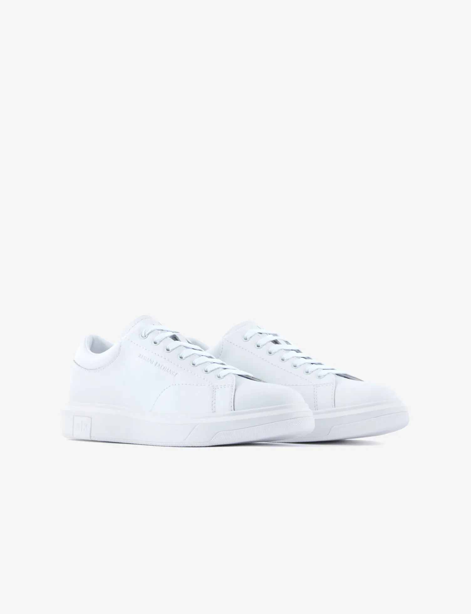 Sneakers in action leather
