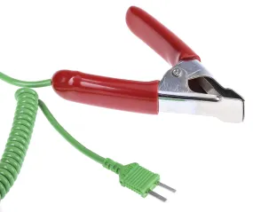 Sonda di temperatura RS PRO tipo K di superficie, Ø 25mm, lungh.110mm, +150 °C max, Cert. ISO