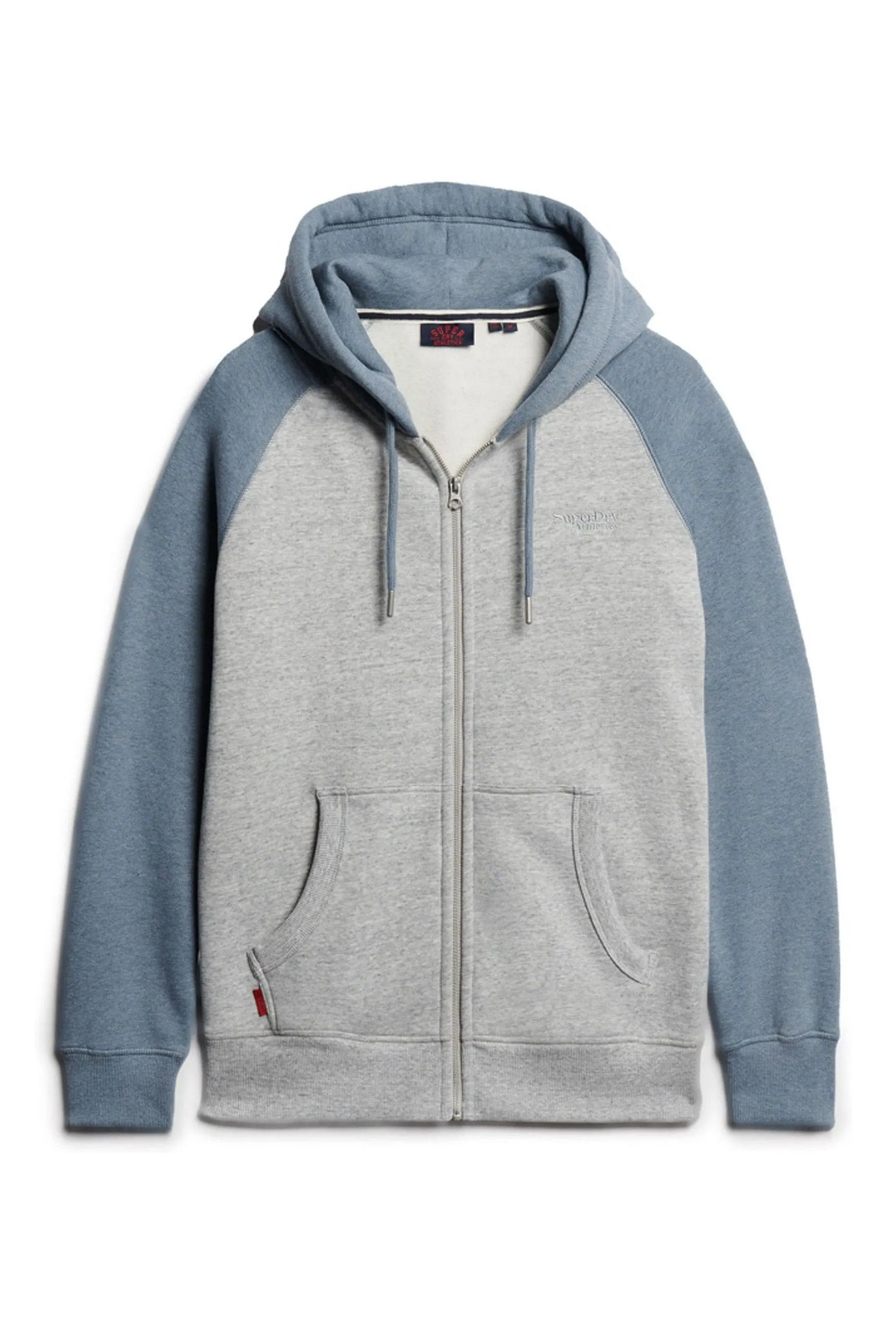 Superdry Essential - Felpa da baseball con cappuccio e zip