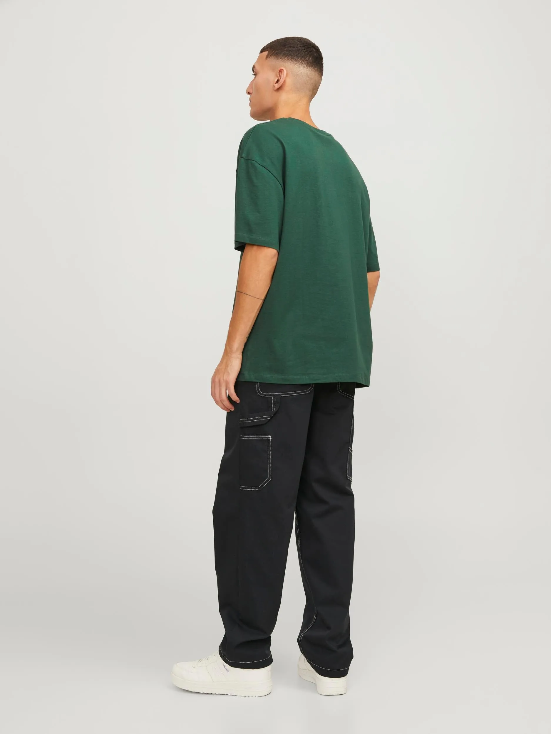 T-Shirt Jack E Jones Jjgale Tee Ss O-Neck Ln Verde
